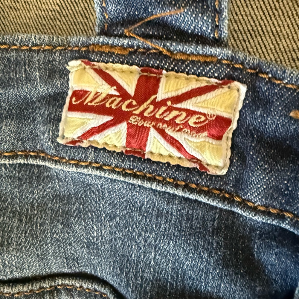 Women’s Machine Jeans Overall Shorts, sz Lg. - Picture 5 of 7